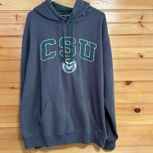 Colosseum Gray CSU Colorado State University Rams Sweatshirt Large